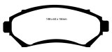 EBC 97-03 Buick Century 3.1 Redstuff Front Brake Pads thumbnail 1