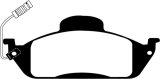 EBC 98 Mercedes-Benz M-Class (ML) ML320 3.2 Greenstuff Front Brake Pads thumbnail 1