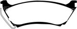 EBC 98 Mercedes-Benz M-Class (ML) ML320 3.2 Greenstuff Rear Brake Pads thumbnail 2