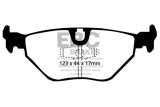 EBC 98-02 BMW Z3 3.2 (M-Coupe) Greenstuff Rear Brake Pads thumbnail 3