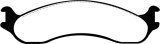 EBC 98-03 Dodge B250 B2500 Cargo 2500 Van 3/4 Ton Ultimax2 Front Brake Pads thumbnail 5
