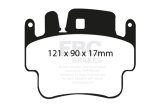 EBC 98-05 Porsche 911 996 3.4 Carrera 2 (Iron Rotor) Redstuff Frt Brake Pad (Check EBC Fit Guide) thumbnail 7