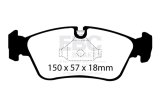EBC 99-02 BMW Z3 2.5 Yellowstuff Front Brake Pads thumbnail 7