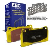 EBC 2012+ Nissan GT-R R35 (w/M12/M14 Bolts & Iron Rotors) Yellowstuff Rear Brake Pads thumbnail 2