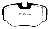 EBC 99-03 Land Rover Discovery (Series 2) 4.0 Ultimax2 Rear Brake Pads thumbnail 1