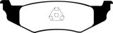 EBC 99-04 Chrysler 300M 3.5 Yellowstuff Rear Brake Pads thumbnail 6