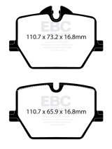 EBC 2021+ BMW G20 3-Series Bluestuff Rear Brake Pads thumbnail 9