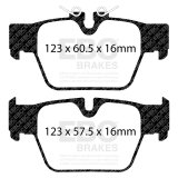 EBC 2018+ BMW X2 Yellowstuff Rear Brake Pads thumbnail 7