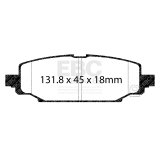 EBC 2018+ Jeep Wrangler (JL) Yellowstuff Rear Brake Pads thumbnail 7