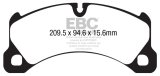 EBC 10-17 Porsche Cayenne (2nd Gen) Bluestuff Front Brake Pads thumbnail 4