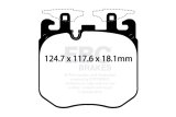 EBC 2019+ BMW X7 Bluestuff Front Brake Pads thumbnail 4