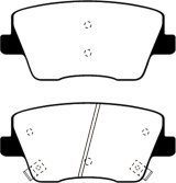EBC 2019+ Hyundai Veloster (2nd Gen) Bluestuff Rear Brake Pads thumbnail 1
