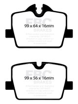 EBC 2019+ Toyota GR Supra (w/13in Rear Rotor) Redstuff Rear Brake Pads thumbnail 8