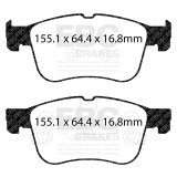 EBC 2021+ Ford Bronco Sport 1.5T Yellowstuff Front Brake Pads thumbnail 7