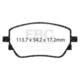EBC 2019+ Mercedes-Benz A220 Sedan (V177) 2.0T Yellowstuff Rear Brake Pads thumbnail 7