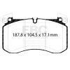 EBC 2018+ Mercedes-Benz G63 AMG (BM463) 4.0TT Yellowstuff Front Brake Pads thumbnail 8