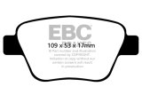EBC 10-13 Audi A3 2.0T Bluestuff Rear Brake Pads thumbnail 1
