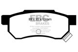 EBC 92-94 Acura Integra 1.7L VTEC Bluestuff Rear Brake Pads thumbnail 7