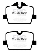 EBC 2019+ BMW Z4 G29 2.0T Greenstuff Rear Brake Pads thumbnail 2