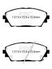 EBC 2019+ Mazda 3 (BP) 2.5L Greenstuff Front Brake Pads thumbnail 8
