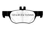 EBC 2019+ Mazda 3 (BP) 2.5L Greenstuff Rear Brake Pads thumbnail 2