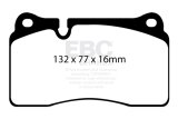 EBC Racing 2009+ AC MK VI 6.2L SR-11 Sintered Race Front Brake Pads thumbnail 4