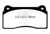 EBC Racing 99-03 Aston Martin DB7 5.9L SR-21 Sintered Race Front/Rear Brake Pads thumbnail 4