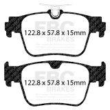 EBC 2022+ Volkswagen GTI/Golf R 2.0T (MK8) Bluestuff Rear Brake Pads thumbnail 8