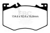 EBC 2020+ Mercedes-Benz A35 AMG 4Matic 2.0T Redstuff Front Brake Pads thumbnail 8