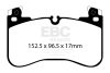 EBC 2020+ Land Rover Defender 90 P300 2.0T Extra Duty Front Brake Pads thumbnail 9