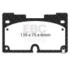 EBC 2020+ Cadillac Escalade 3.0L TD Extra Duty Front Brake Pads thumbnail 8