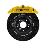 EBC Racing 04-09 Volkswagen GTI (Mk5) Yellow Apollo-4 Calipers 330mm Rotors Front Big Brake Kit thumbnail 4