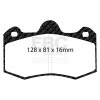 EBC Racing 10-16 Lotus Evora 3.5L SR-21 Sintered Race Front Brake Pads thumbnail 4