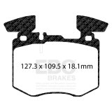 EBC 19-22 Mercedes-Benz GLC300 (Coupe C253) 4Matic 2.0T Yellowstuff Front Brake Pads thumbnail 5