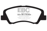 EBC 12+ Hyundai Accent 1.6 Greenstuff Front Brake Pads thumbnail 5