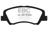 EBC 12+ Hyundai Accent 1.6 Greenstuff Front Brake Pads thumbnail 6