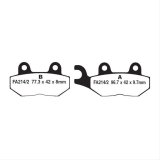 EBC 1992 Triumph Hinckley Daytona 750 3Cyl Front Left Sintered HH Brake Pads thumbnail 1