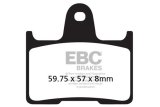 EBC 14-22 Harley Davidson Sportster XL 883 L Superlow Rear Right FA Brake Pads (41300053) thumbnail 1
