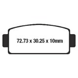 EBC 15-18 Cf Moto CF 500 US U-Force Rear Left/Right FA-SFA-TT-X Brake Pads thumbnail 1