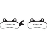 EBC 19-21 Can Am Maverick Turbo R Front Left R Series Sintered Brake Pads thumbnail 1