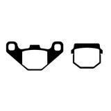 EBC 88-90 Kawasaki KD 80 N Front Left/Right FA-SFA-X Brake Pads thumbnail 1