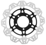 EBC 07-12 Kawasaki ZX6R ZX 600 P/R Front Left/Right Vee Floating Black Rotor thumbnail 1
