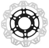 EBC 07-12 Kawasaki ZX6R ZX 600 P/R Front Left/Right Vee Floating Black Rotor thumbnail 2