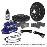 EBC Racing 2019+ Toyota GR Supra Blue Apollo-6 Calipers 380mm Rotors Front Big Brake Kit thumbnail 1