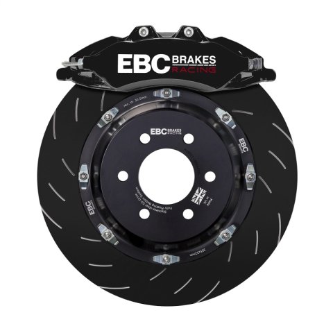 EBC Racing 13-16 BMW M235i (F22)/F23) Black Apollo-6 Front Left Brake Caliper thumbnail 2