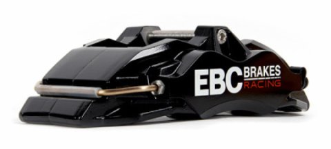 EBC Racing 13-16 BMW M235i (F22)/F23) Black Apollo-6 Front Left Brake Caliper thumbnail 4