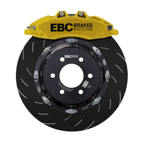 EBC Racing 13-16 BMW M235i (F22)/F23) Yellow Apollo-6 Front Left Caliper thumbnail 2