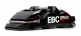 EBC Racing 17-22 Honda Civic Type-R (FK8) Black Apollo-6 Front Right Caliper thumbnail 4