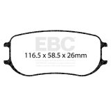EBC Racing Porsche 991 GT3 Cup (PFC Brakes 28/26mm) Rear RP-X Racing Brake Pads thumbnail 2