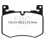 EBC 2019+ Jaguar F-Pace 5.0 Supercharged Yellowstuff Front Brake Pads thumbnail 5